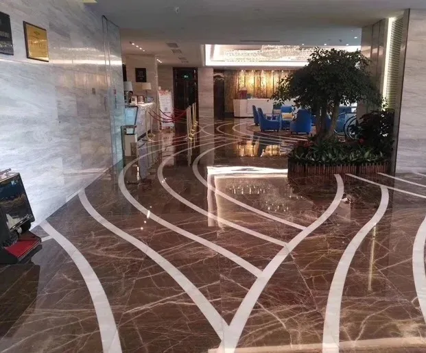 Tranh đá tự nhiên ốp sàn nhà